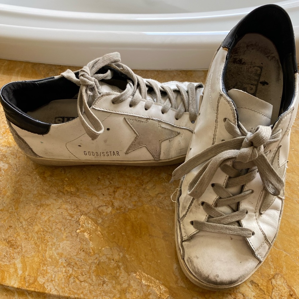 SSTAR golden sneakers